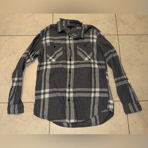Banana Republic Slim Fit Flannel Plaid Button Down Shirt - Large